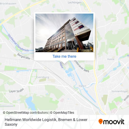 Hellmann Worldwide Logistik map