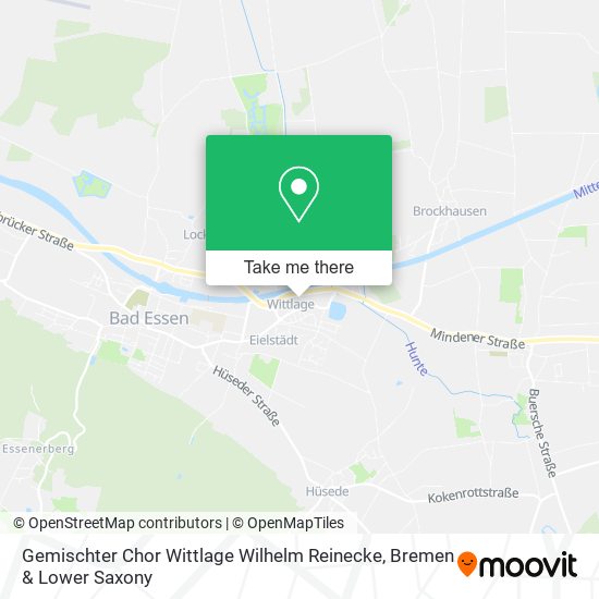 Gemischter Chor Wittlage Wilhelm Reinecke map
