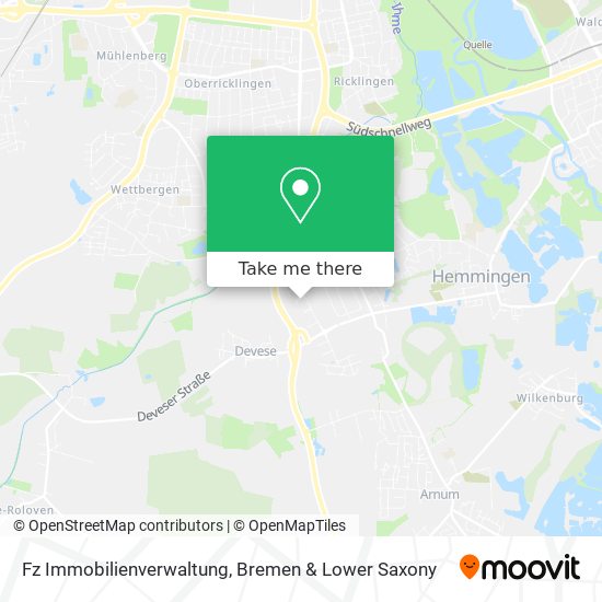 Fz Immobilienverwaltung map