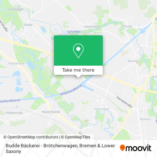 Budde Bäckerei - Brötchenwagen map