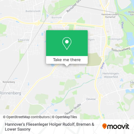 Hannover's Fliesenleger Holger Rudolf map