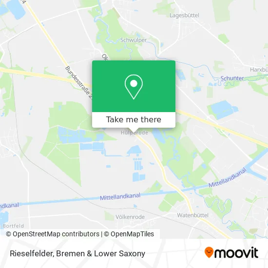 Rieselfelder map