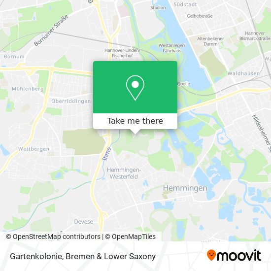Gartenkolonie map