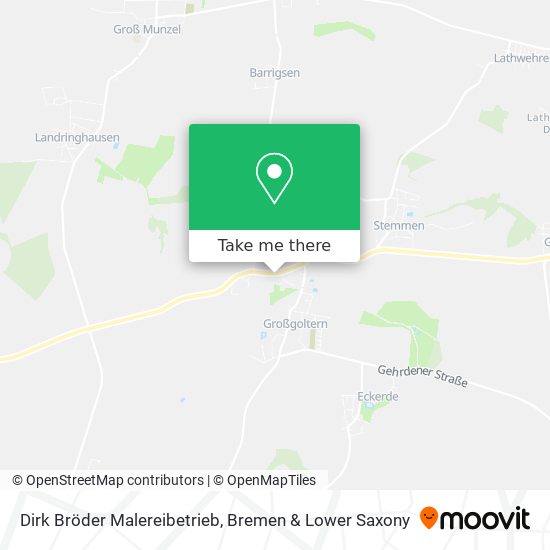 Dirk Bröder Malereibetrieb map