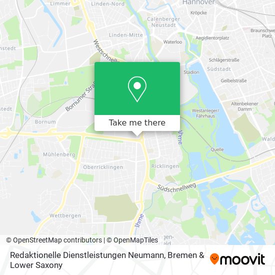 Redaktionelle Dienstleistungen Neumann map