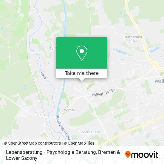 Lebensberatung - Psychologie Beratung map