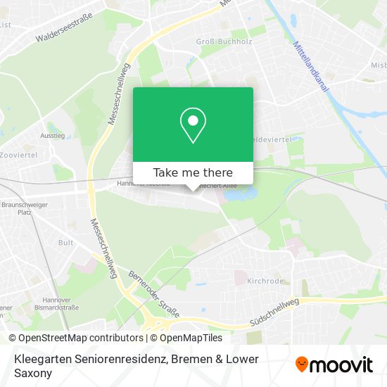 Kleegarten Seniorenresidenz map