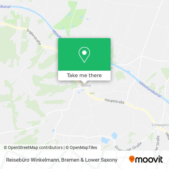 Reisebüro Winkelmann map