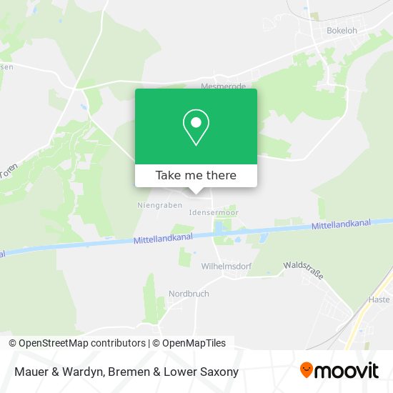 Mauer & Wardyn map