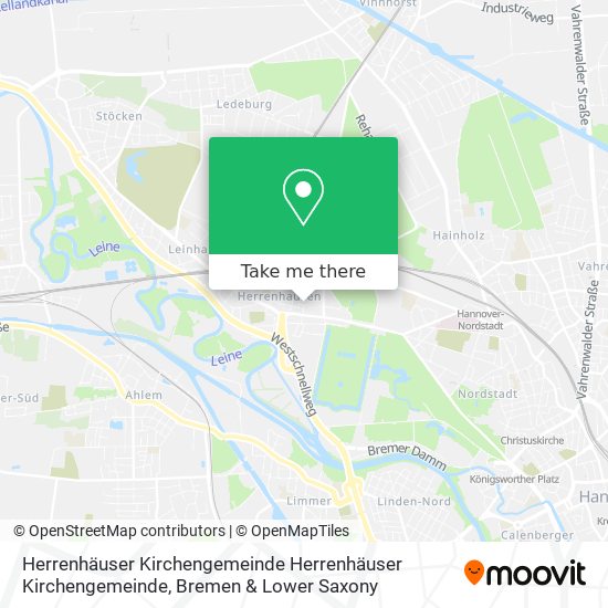 Herrenhäuser Kirchengemeinde Herrenhäuser Kirchengemeinde map