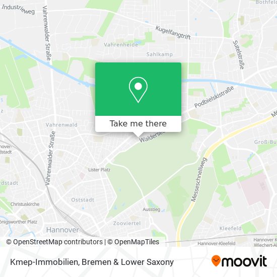 Kmep-Immobilien map