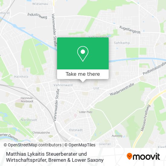 Matthias Lykaitis Steuerberater und Wirtschaftsprüfer map