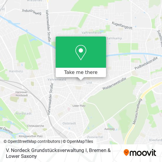V. Nordeck Grundstücksverwaltung I map