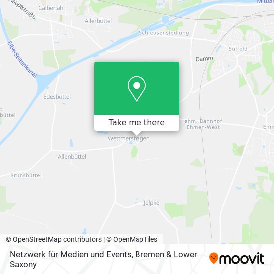 Netzwerk für Medien und Events map