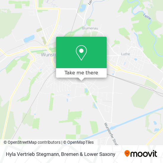 Hyla Vertrieb Stegmann map