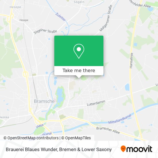 Brauerei Blaues Wunder map
