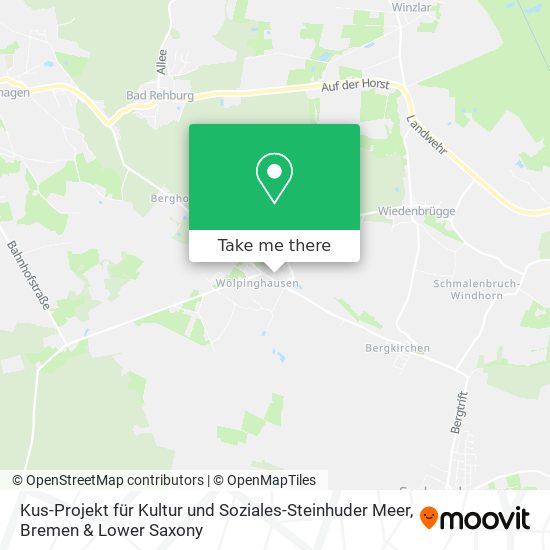 Kus-Projekt für Kultur und Soziales-Steinhuder Meer map