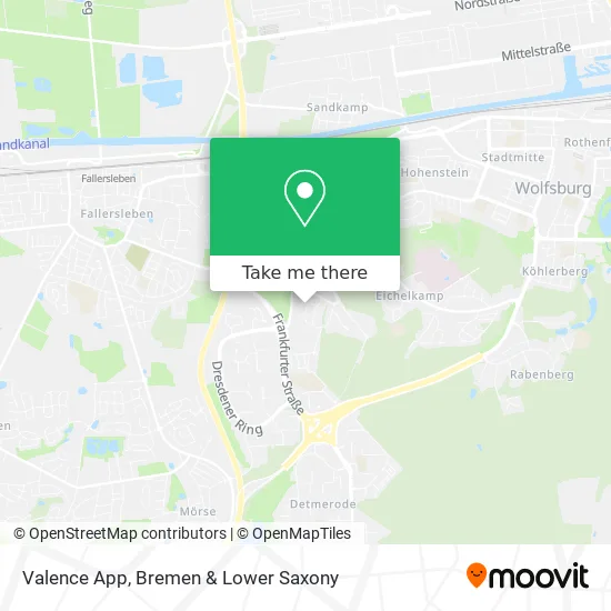 Карта Valence App