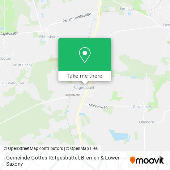 Gemeinde Gottes Rötgesbüttel map