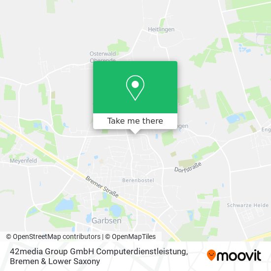 Карта 42media Group GmbH Computerdienstleistung