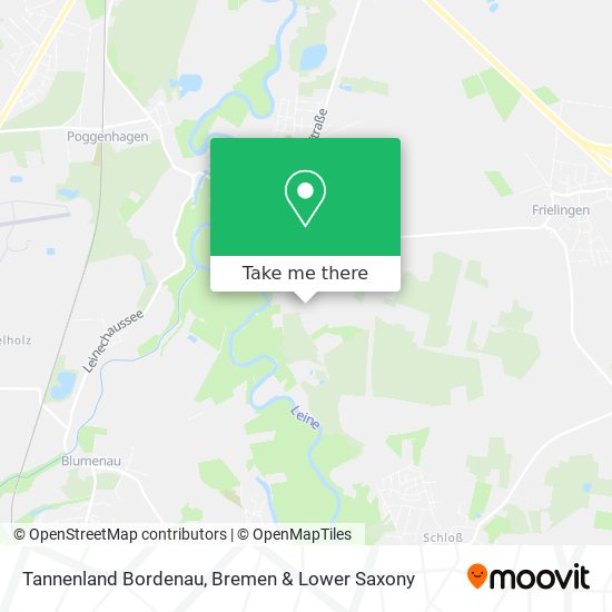 Tannenland Bordenau map