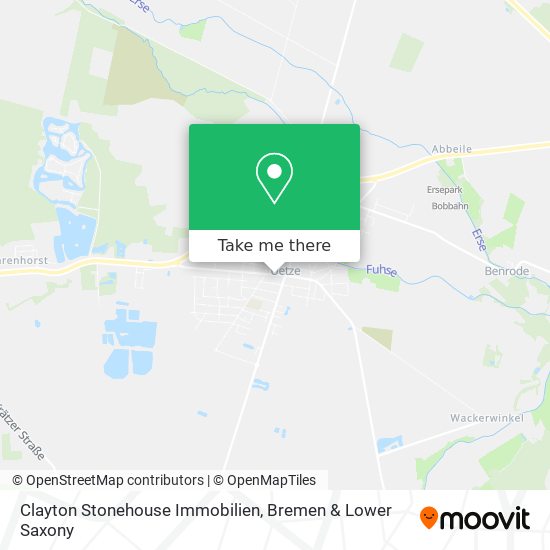 Clayton Stonehouse Immobilien map