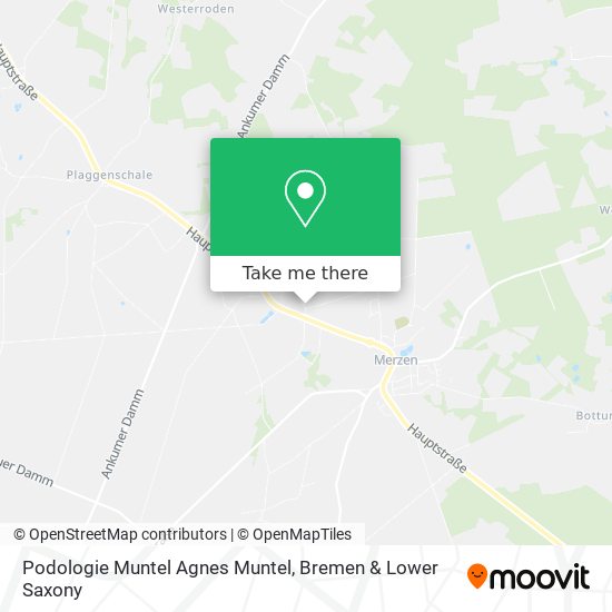 Podologie Muntel Agnes Muntel map