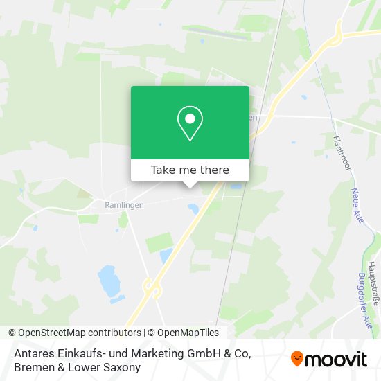 Antares Einkaufs- und Marketing GmbH & Co map