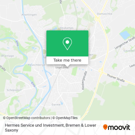Hermes Service und Investment map