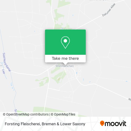 Forsting Fleischerei map