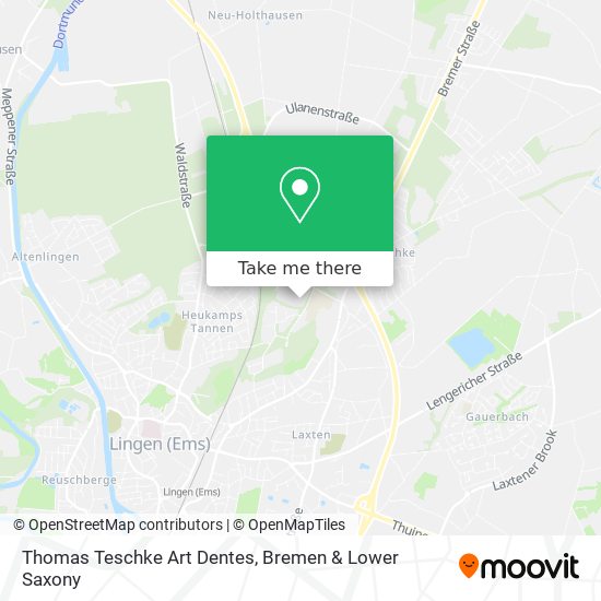 Thomas Teschke Art Dentes map
