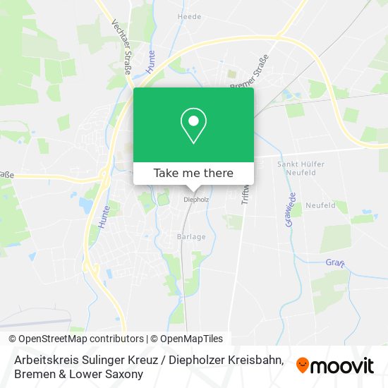 Arbeitskreis Sulinger Kreuz / Diepholzer Kreisbahn map