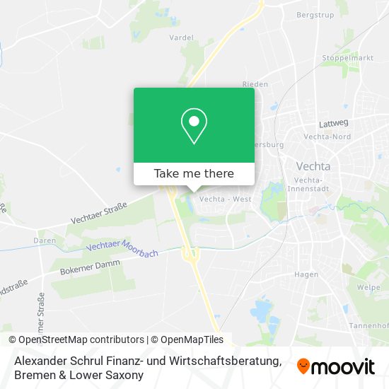 Alexander Schrul Finanz- und Wirtschaftsberatung map