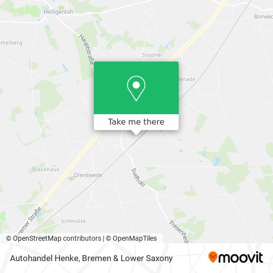 Autohandel Henke map