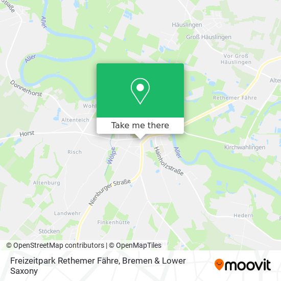 Freizeitpark Rethemer Fähre map