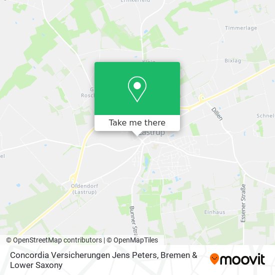 Concordia Versicherungen Jens Peters map