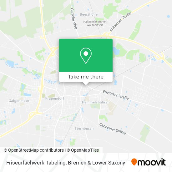 Friseurfachwerk Tabeling map
