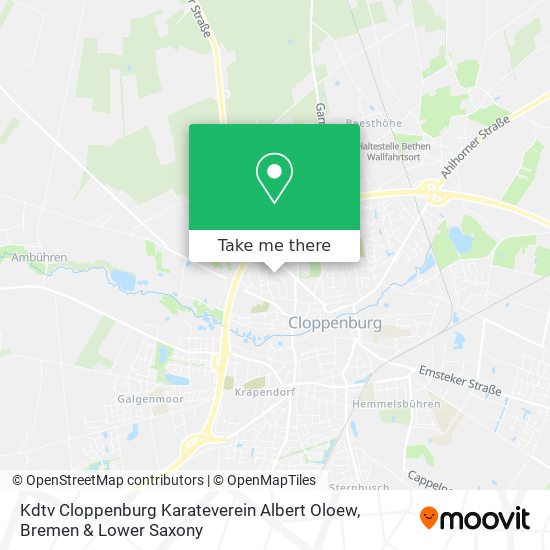 Kdtv Cloppenburg Karateverein Albert Oloew map