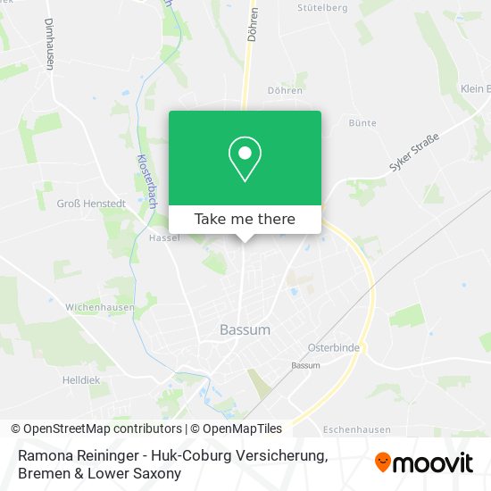 Ramona Reininger - Huk-Coburg Versicherung map
