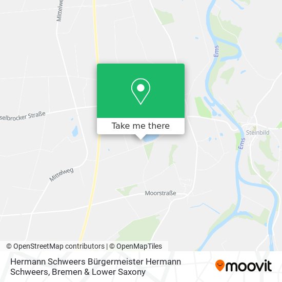 Карта Hermann Schweers Bürgermeister Hermann Schweers