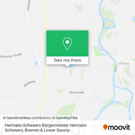 Hermann Schweers Bürgermeister Hermann Schweers map