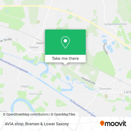 AVIA shop map