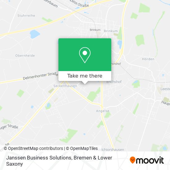 Janssen Business Solutions map