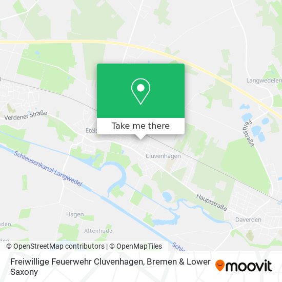 Карта Freiwillige Feuerwehr Cluvenhagen