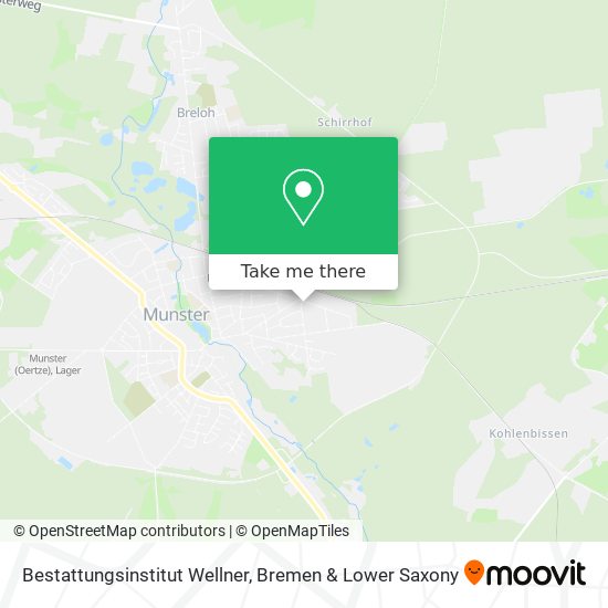 Bestattungsinstitut Wellner map