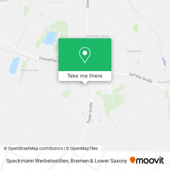 Speckmann Werbetextilien map