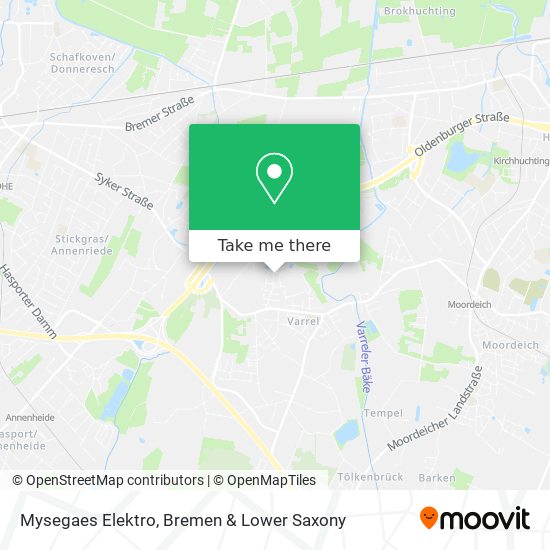 Mysegaes Elektro map