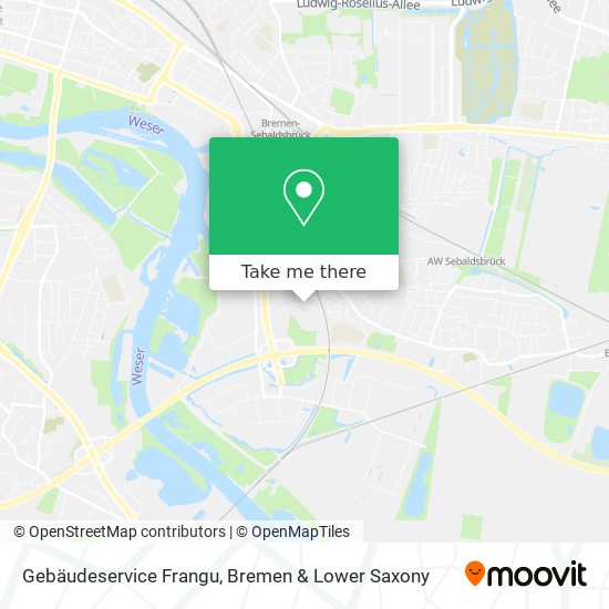 Gebäudeservice Frangu map