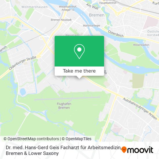 Dr. med. Hans-Gerd Geis Facharzt für Arbeitsmedizin map