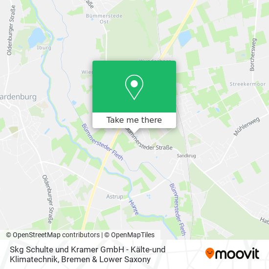 Карта Skg Schulte und Kramer GmbH - Kälte-und Klimatechnik